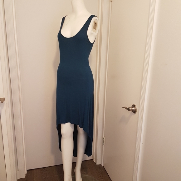 Casual jersey knit high low dress s - Picture 2 of 6